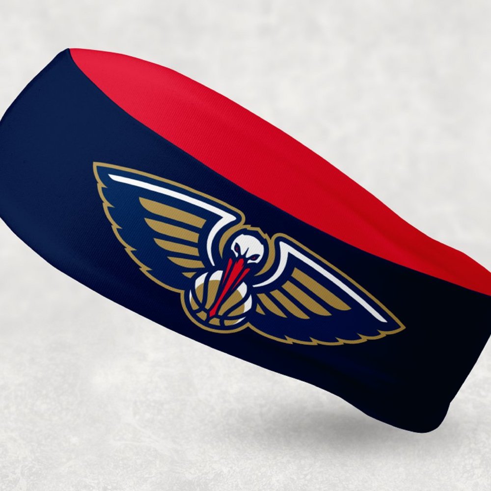 2 Pack - NEW - Reversible New Orleans Pelicans Headband